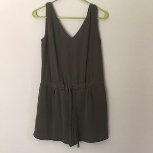 Army green ZARA romper